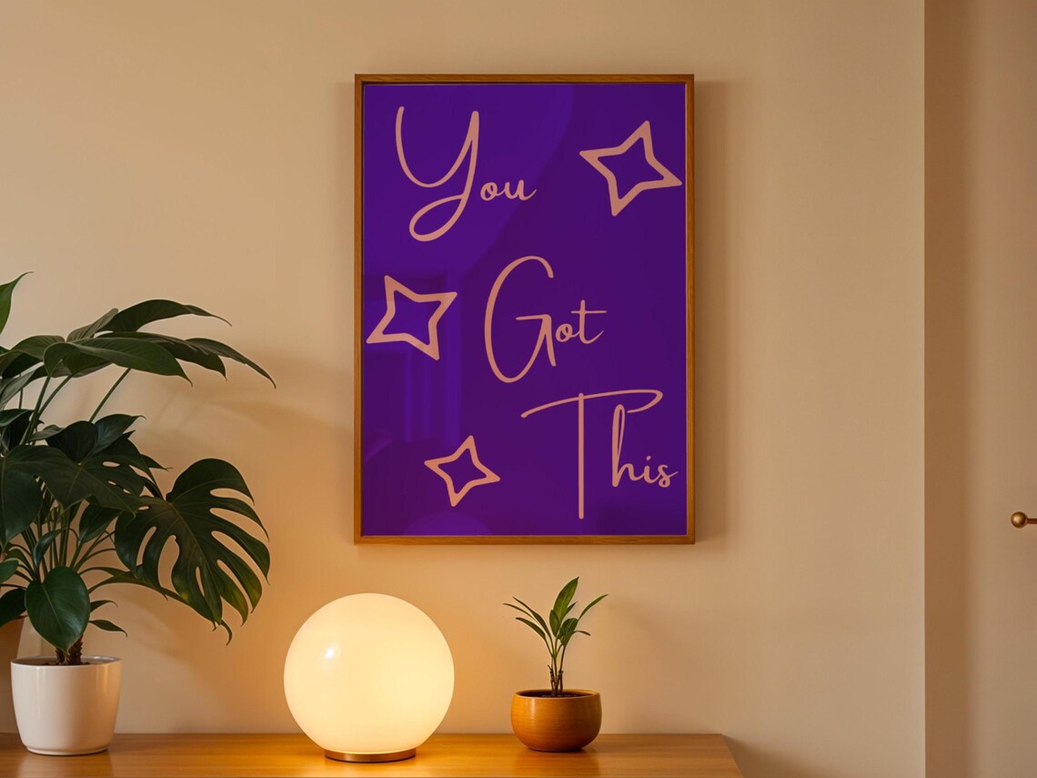 You Got This Motivational Text Quote, Inspirational Poster