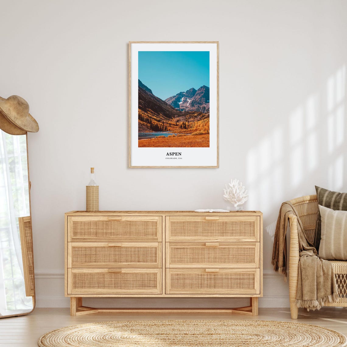 Aspen Print Aspen Photo Poster Aspen Travel Wall Art Aspen Map Print Aspen Photography Print Aspen Wall Dcor Colorado Usa - Image 2