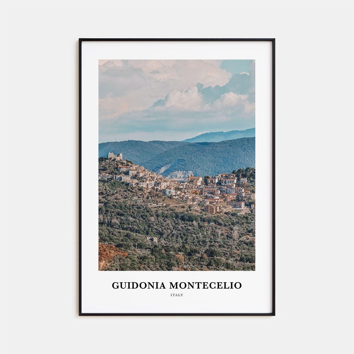 Guidonia Montecelio Print Guidonia Montecelio Photo Poster Guidonia Travel Wall Art Guidonia Map Print Guidonia Photography Print Italy
