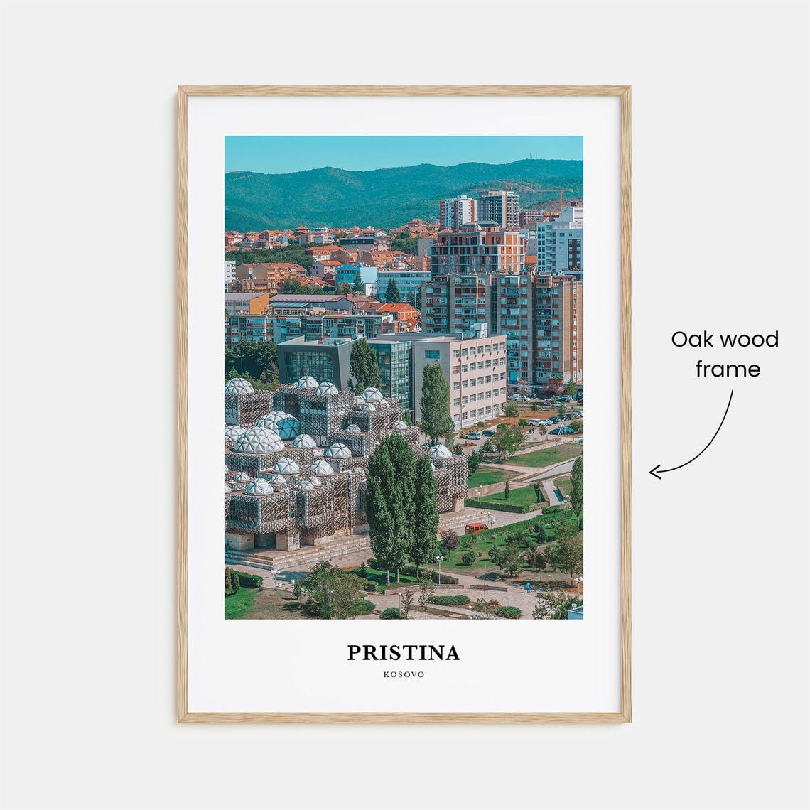 Pristina Print Pristina Photo Poster Pristina Travel Wall Art Pristina Map Print Pristina Photography Print Pristina Wall Dcor Kosovo - Image 3