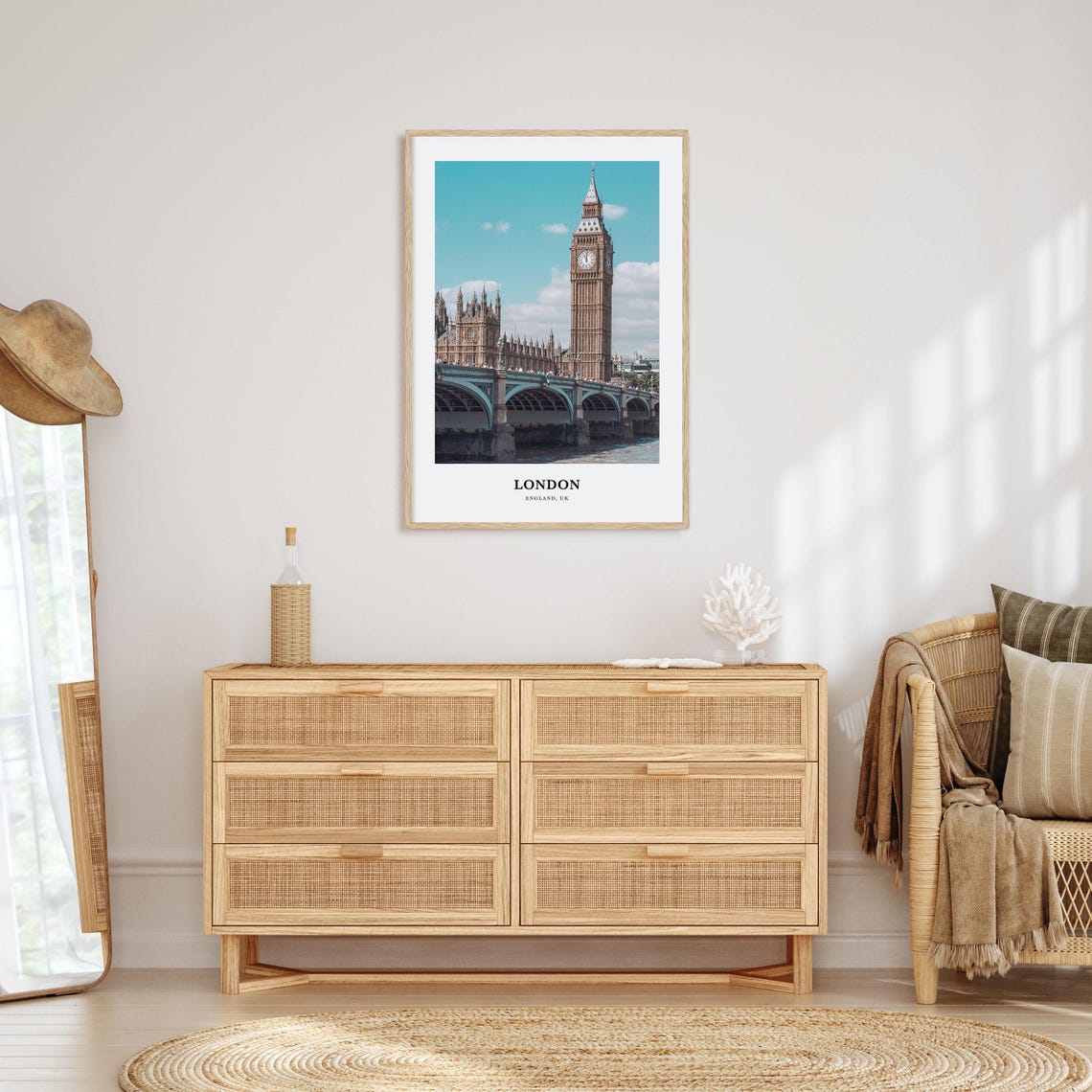 London Print No 2 London Photo Poster London Travel Wall Art London Map Print London Photography Print London Wall Dcor England Uk - Image 2