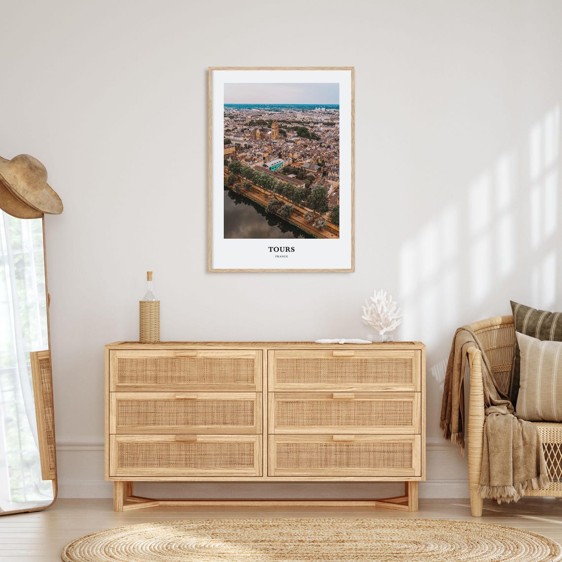 Tours Print Tours Photo Poster Tours Travel Wall Art Tours Map Print Tours Photography Print Tours Wall Dcor France - Image 2