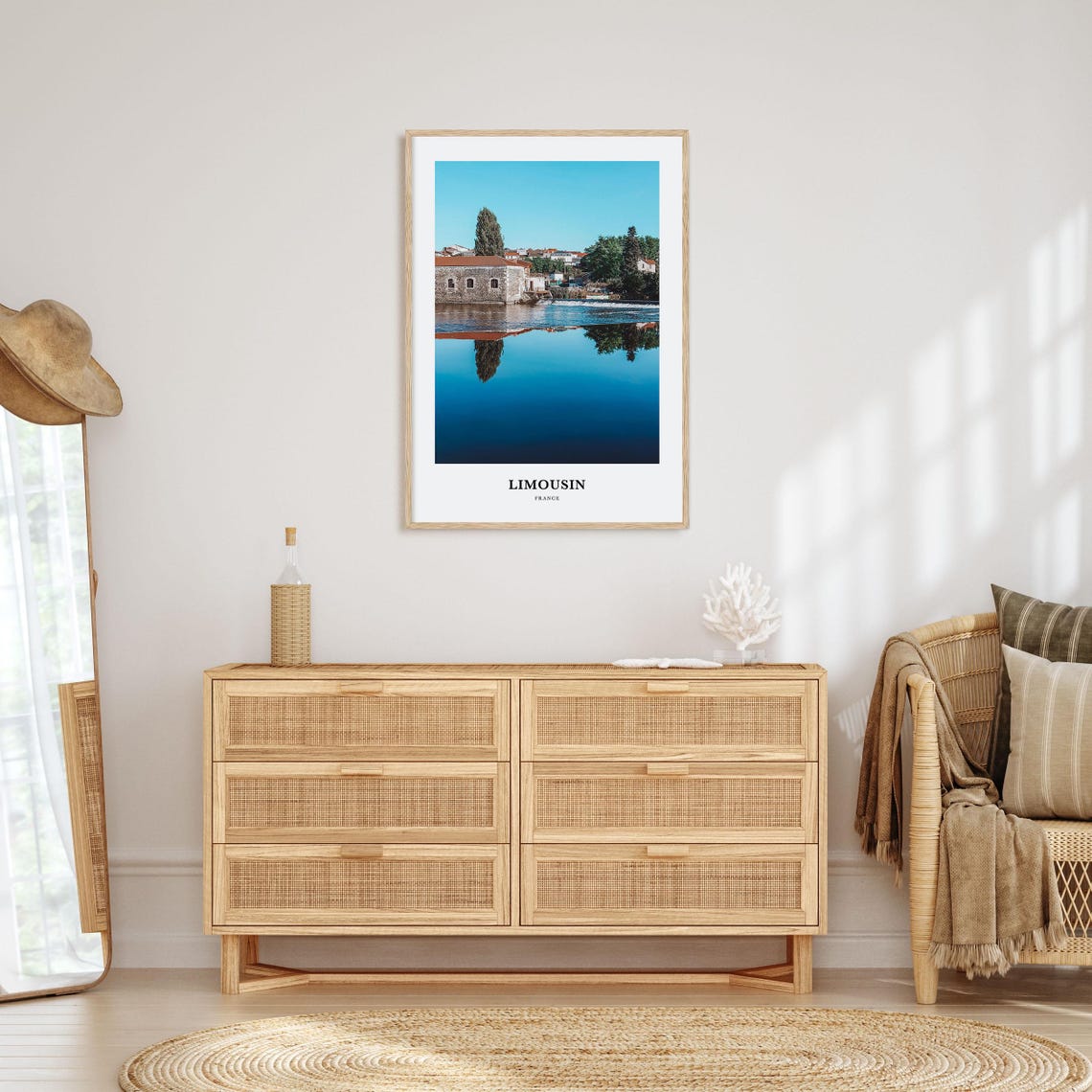 Limousin Print Limousin Photo Poster Limousin Travel Wall Art Limousin Map Print Limousin Photography Print Limousin Wall Dcor France - Image 2
