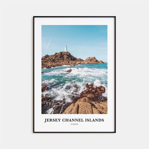 Jersey Channel Islands Print No 1 Jersey Channel Islands Photo Poster Jersey Channel Travel Wall Jersey Channel Jersey Channel Europe