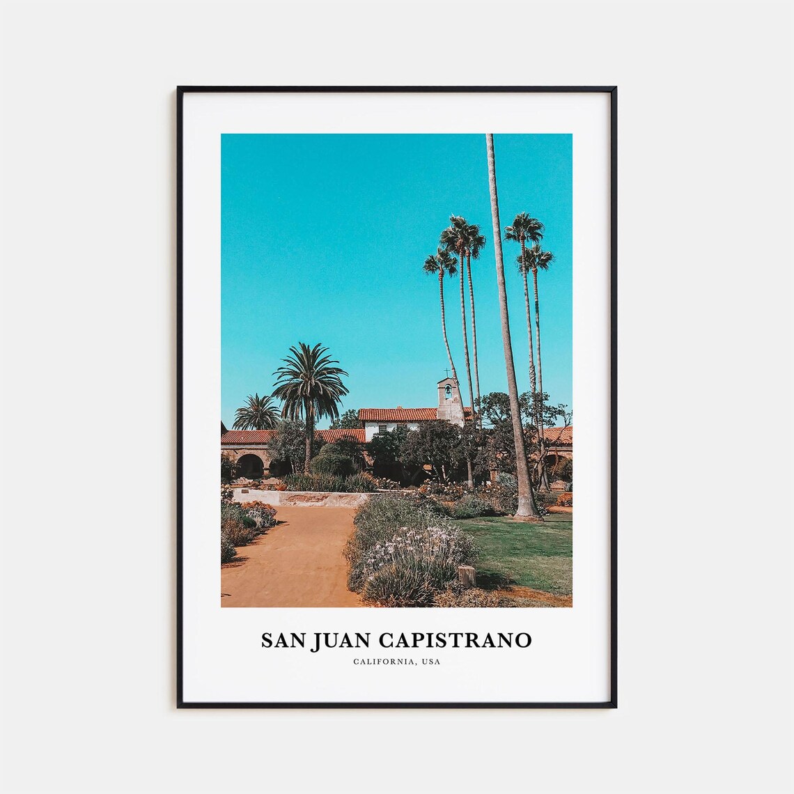 San Juan Capistrano Print San Juan Capistrano Photo Poster San Juan Capistrano Travel Wall Art San Juan Capistrano Map California Usa