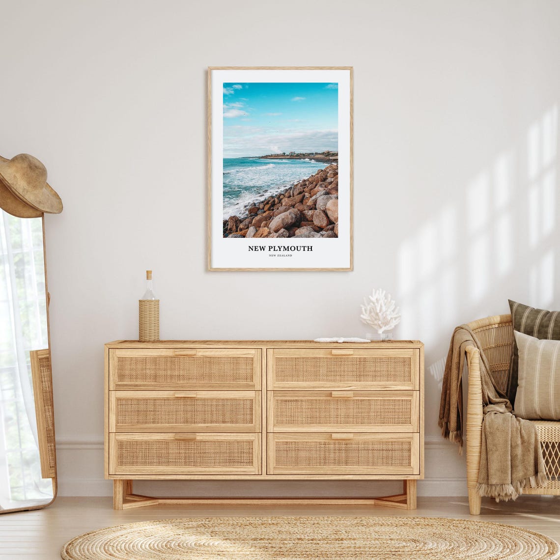New Plymouth Print New Plymouth Photo Poster New Plymouth Travel Wall Art New Plymouth Map Print New Plymouth Photography New Zealand - Image 2