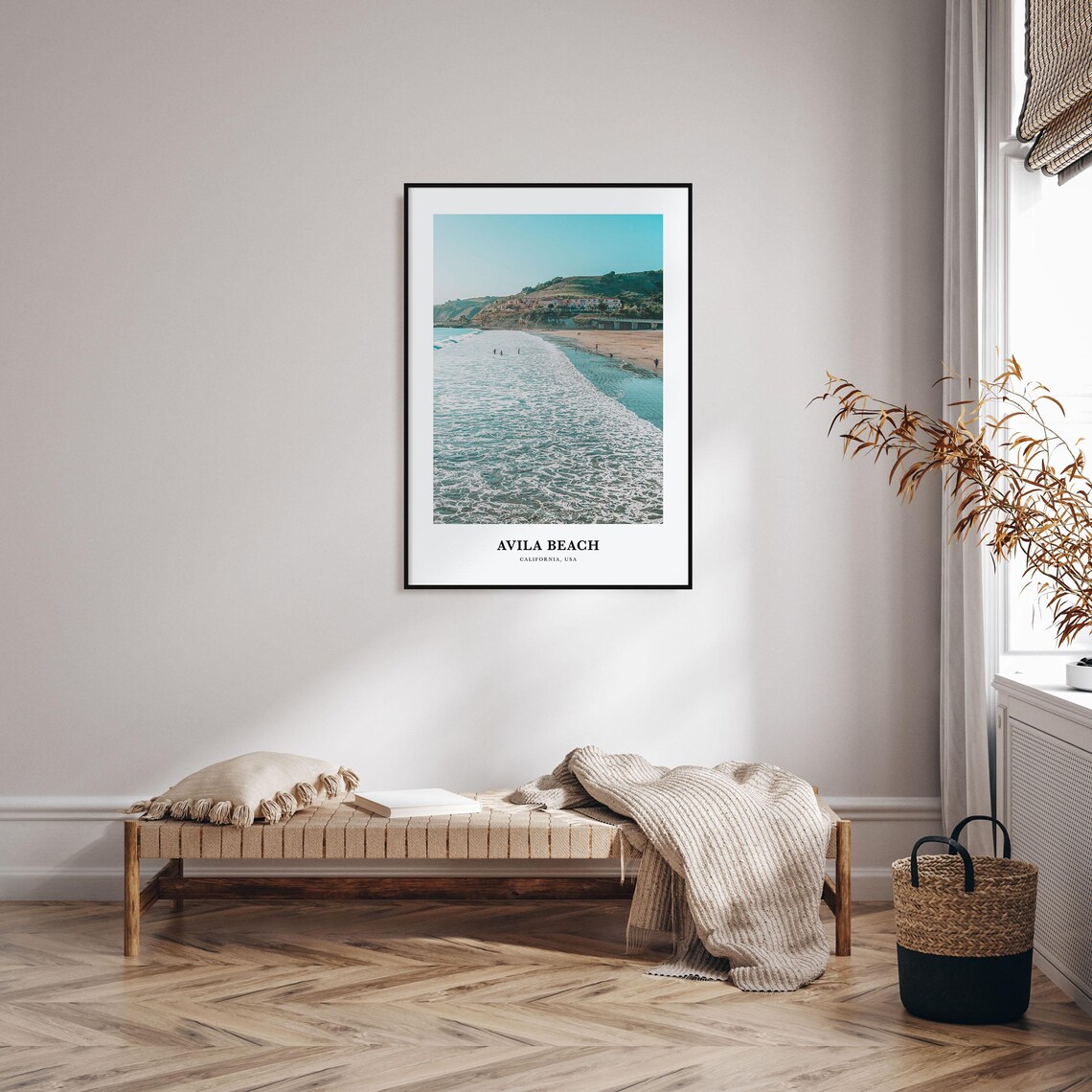 Avila Beach Travel Poster, California Place Print - Image 3