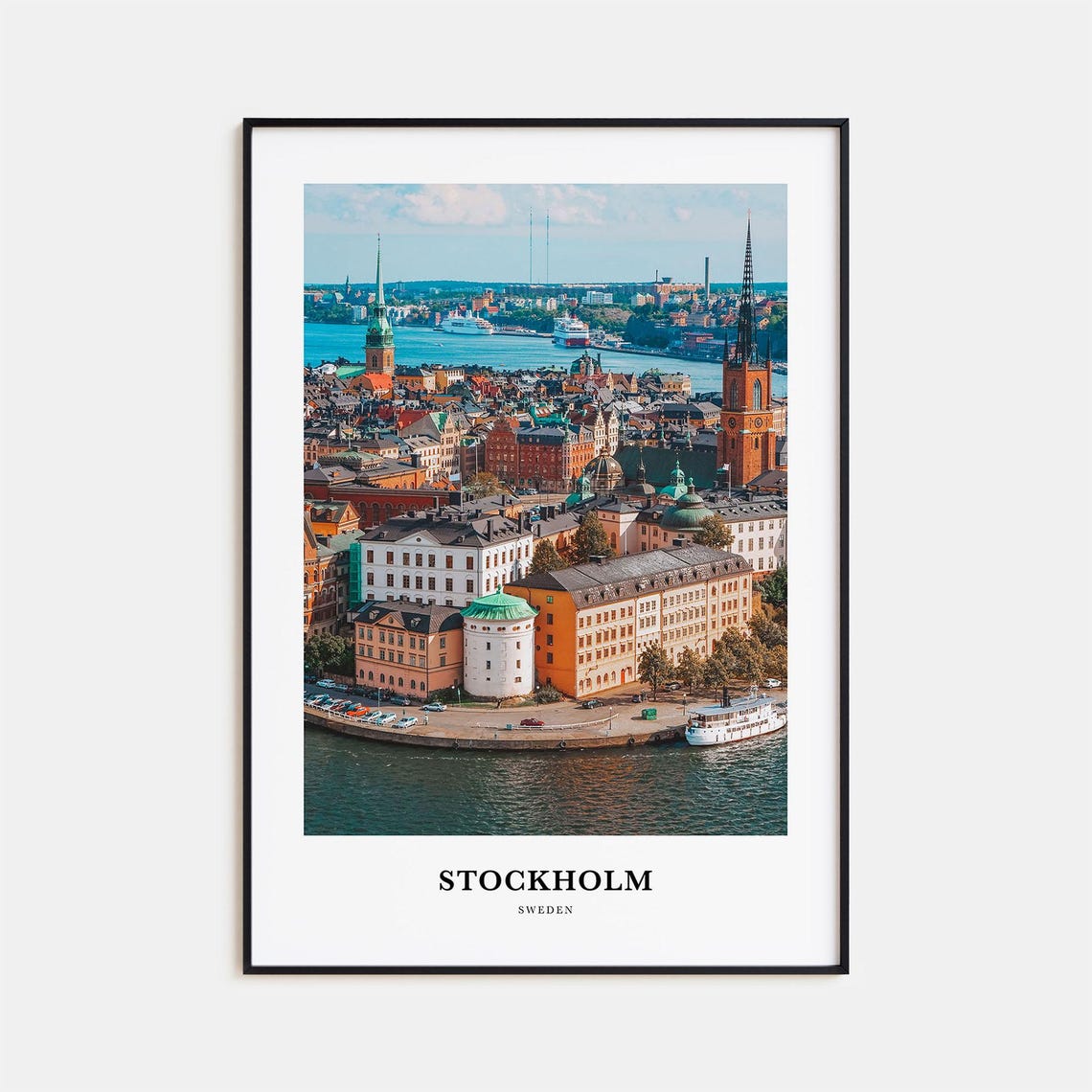 Stockholm Print Stockholm Photo Poster Stockholm Travel Wall Art Stockholm Map Print Stockholm Photography Print Sweden