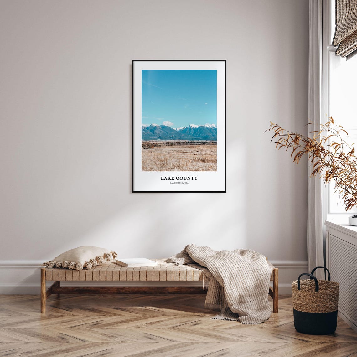 Lake County Print Lake County Photo Poster Lake County Travel Wall Art Lake County Map Print Lake County Photography California Usa - Image 3