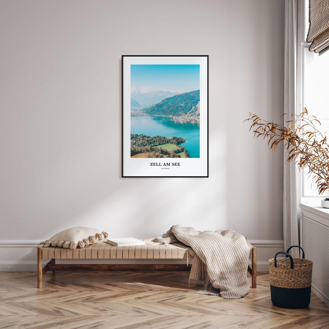 Zell Am See Print Zell Am See Photo Poster Zell Am See Travel Wall Art Zell Am See Map Print Zell Am See Photography Print Austria - Image 3