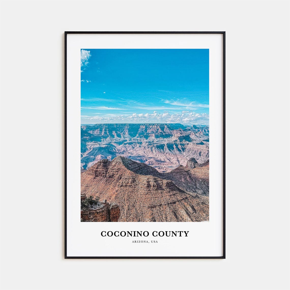 Coconino County Arizona Grand Canyon Layered Cliffs Photo Poster