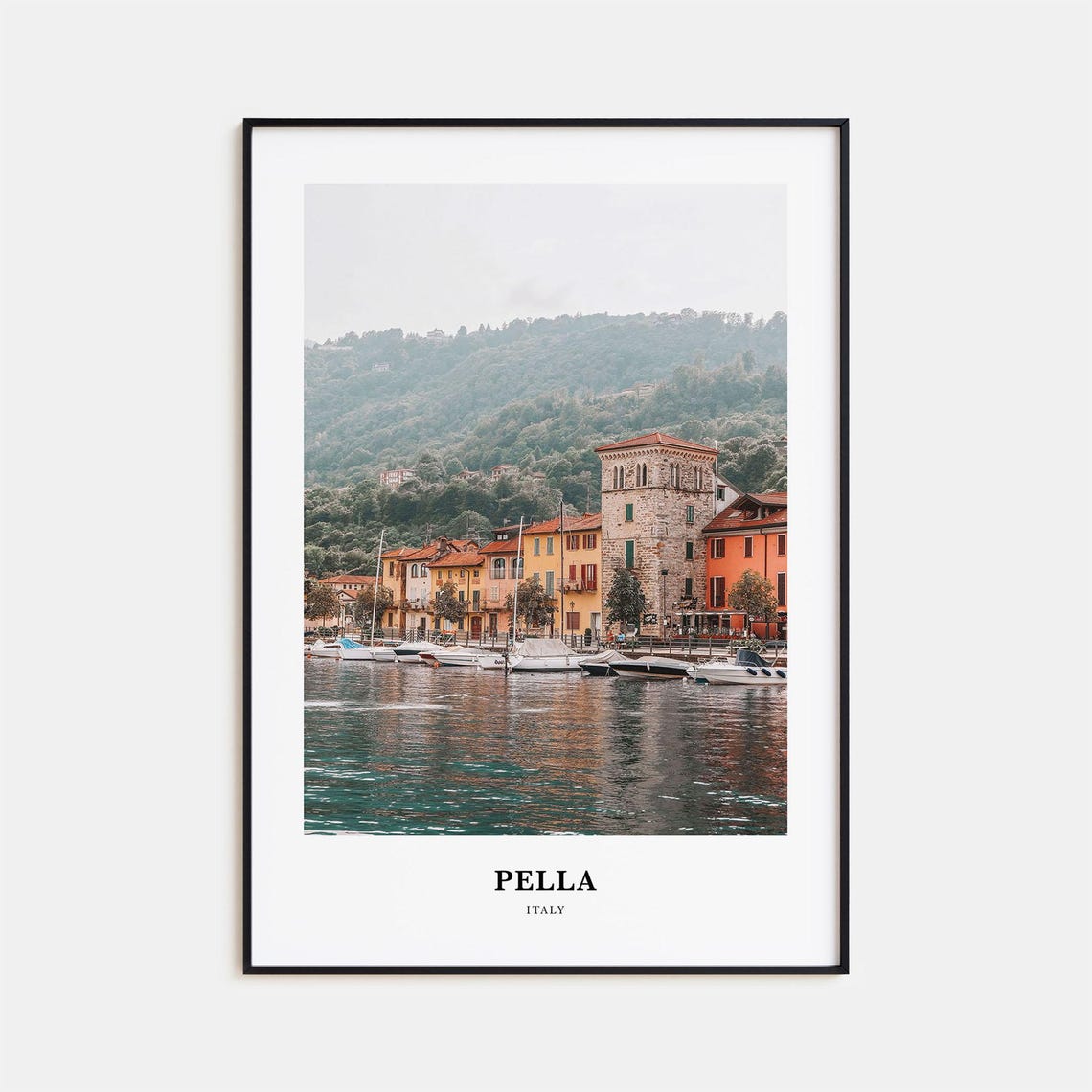 Pella Print Italy No 2 Pella Photo Poster Pella Travel Wall Art Pella Map Print Pella Photography Print Pella Wall Dcor