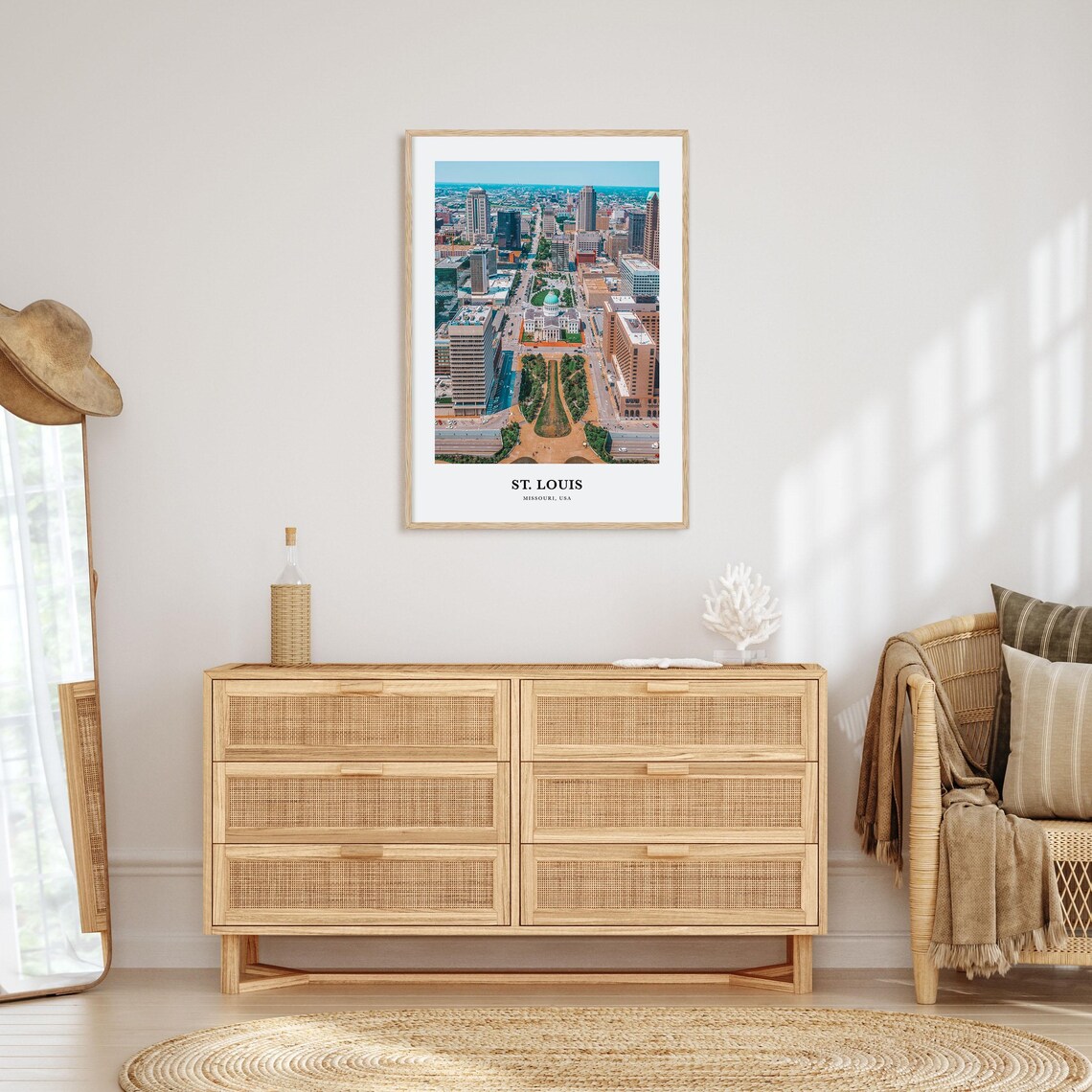 St Louis Travel Poster, Missouri USA Wall Art - Image 2