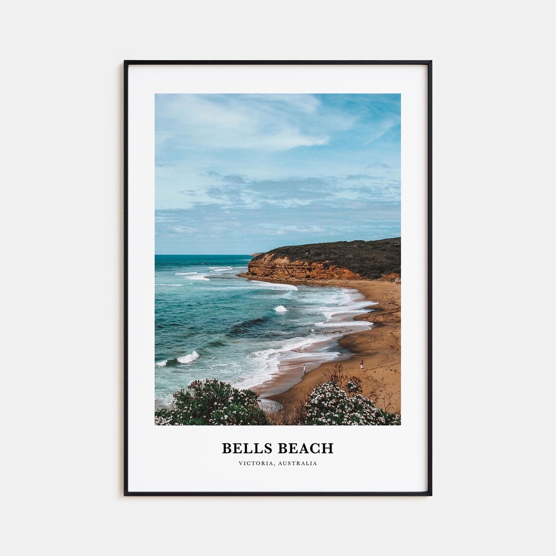 Bells Beach Travel Poster, Victoria Australia