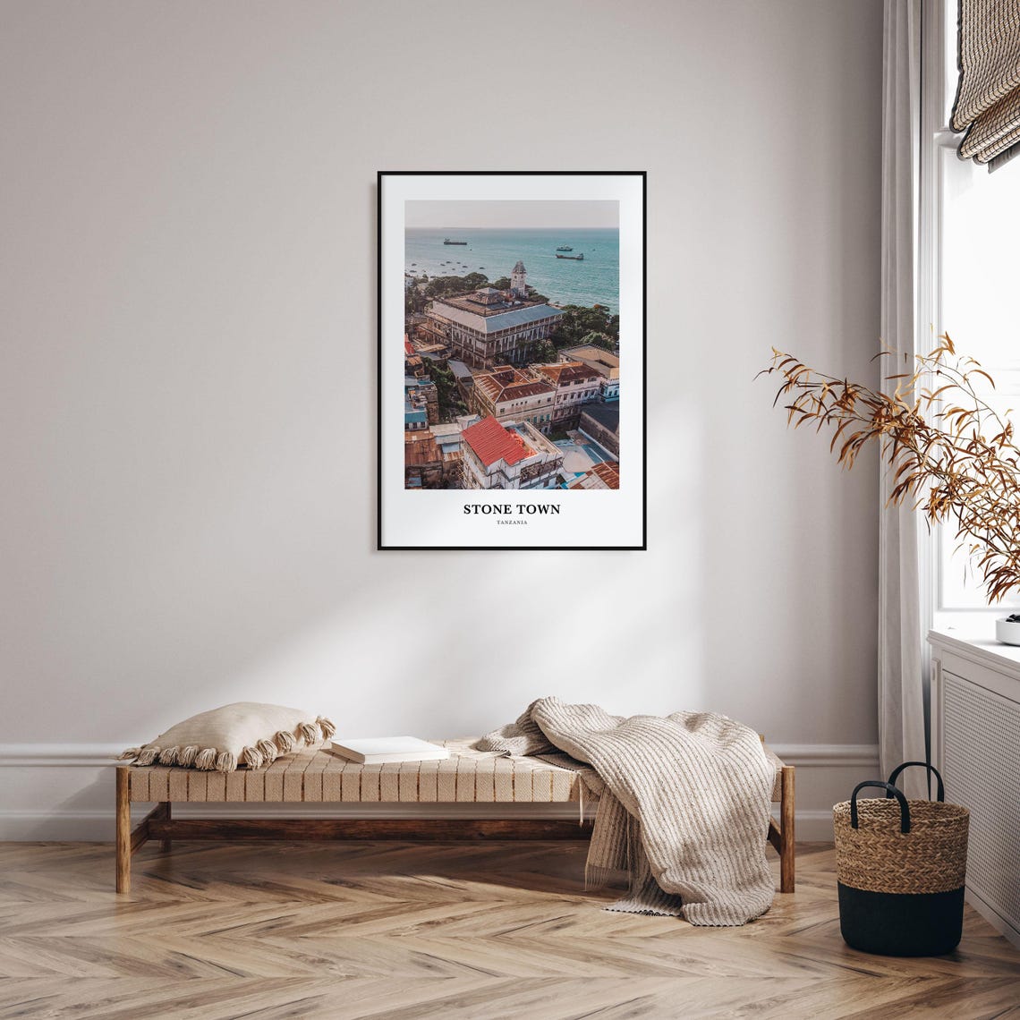 Stone Town Print Stone Town Photo Poster Stone Town Travel Wall Art Stone Town Map Print Stone Town Photography Stone Town Tanzania - Image 3