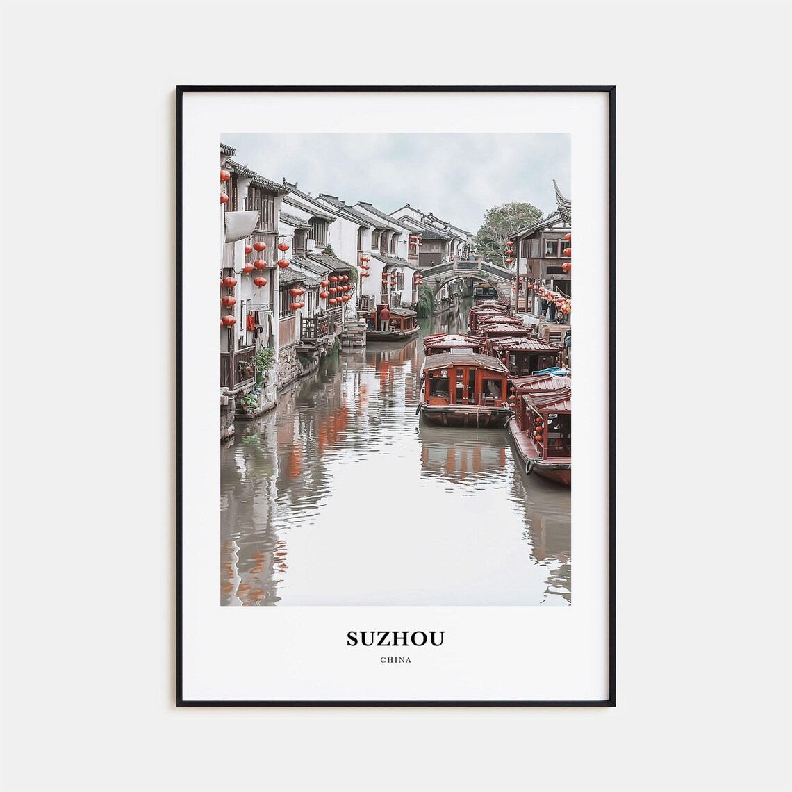 Suzhou Print Suzhou Photo Poster Suzhou Travel Wall Art Suzhou Map Print Suzhou Photography Print Suzhou Wall Dcor China