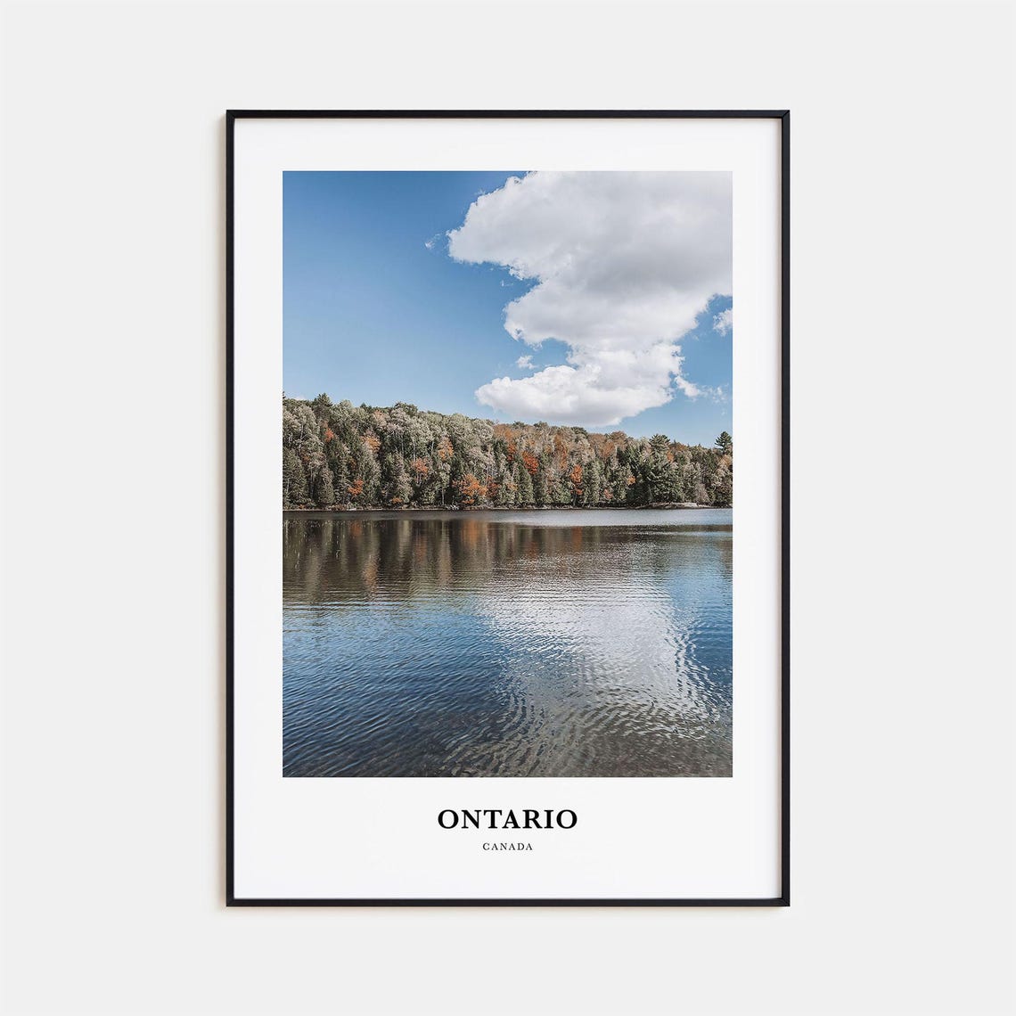 Ontario Print Ontario Photo Poster Ontario Travel Wall Art Ontario Map Print Ontario Photography Print Ontario Wall Dcor Canada