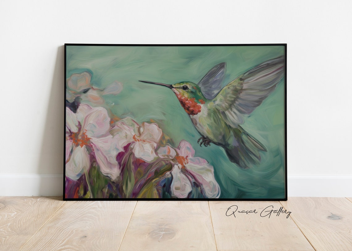 Hummingbird - Watercolor Art - Image 2
