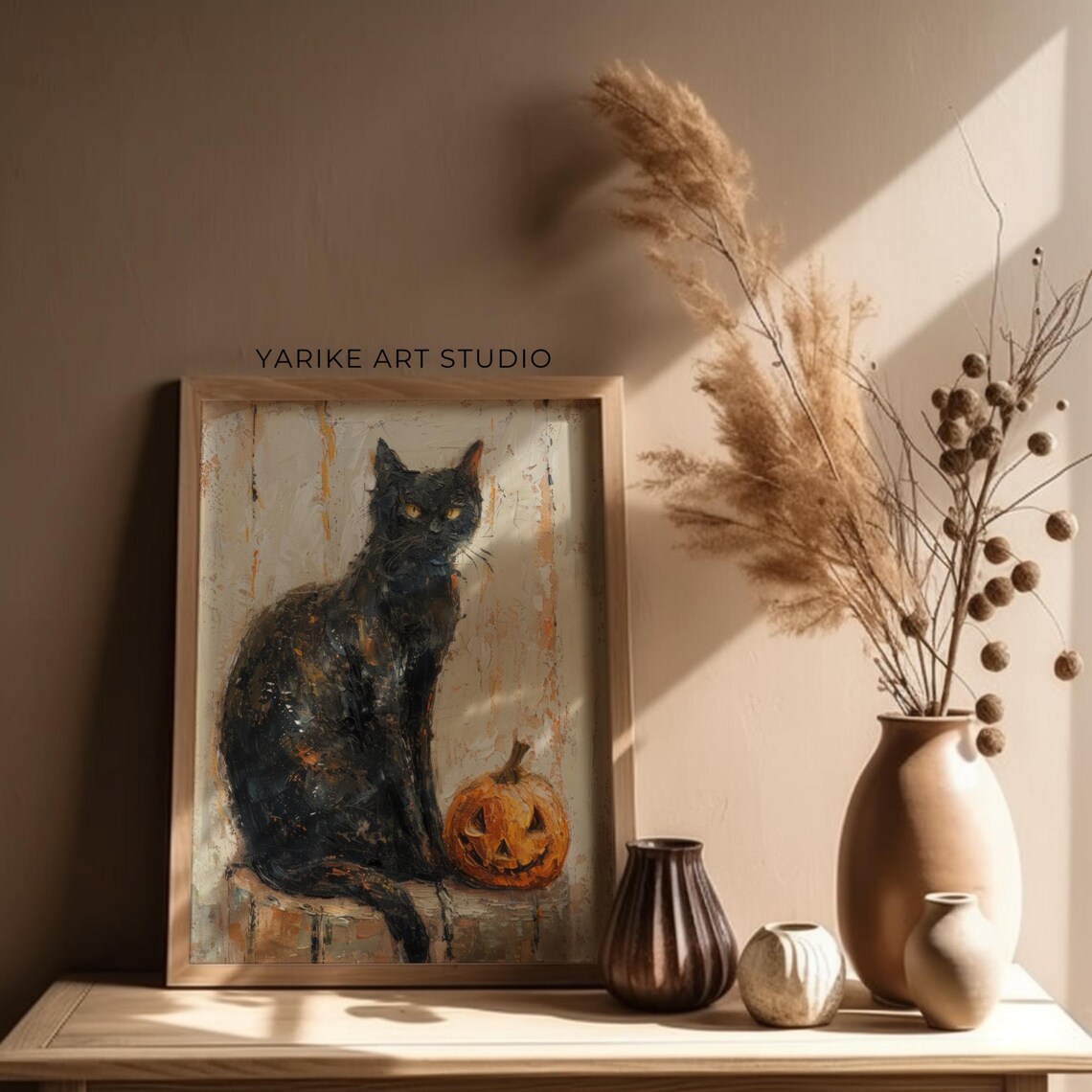 3 Easy Steps Download and Frame Instruction Card for Digital Art Poster - Image 3