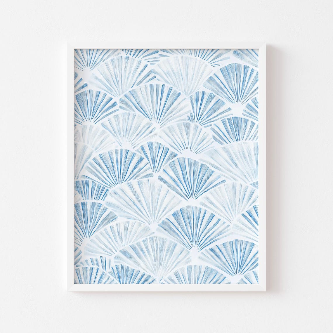 Seashell Art Print Coastal Cowgirl Poster Vintage Blue Beach Aesthetic Granddaughter Coastal Decor College Girl Dorm Room Wall Art - Image 2
