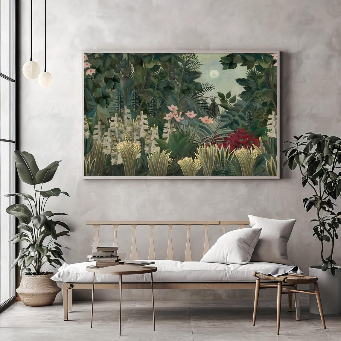 Henri Rousseaus Boscage Lush Jungle Dreamscape Art Print For A Vibrant And Exotic Home Wall Decor - Image 2