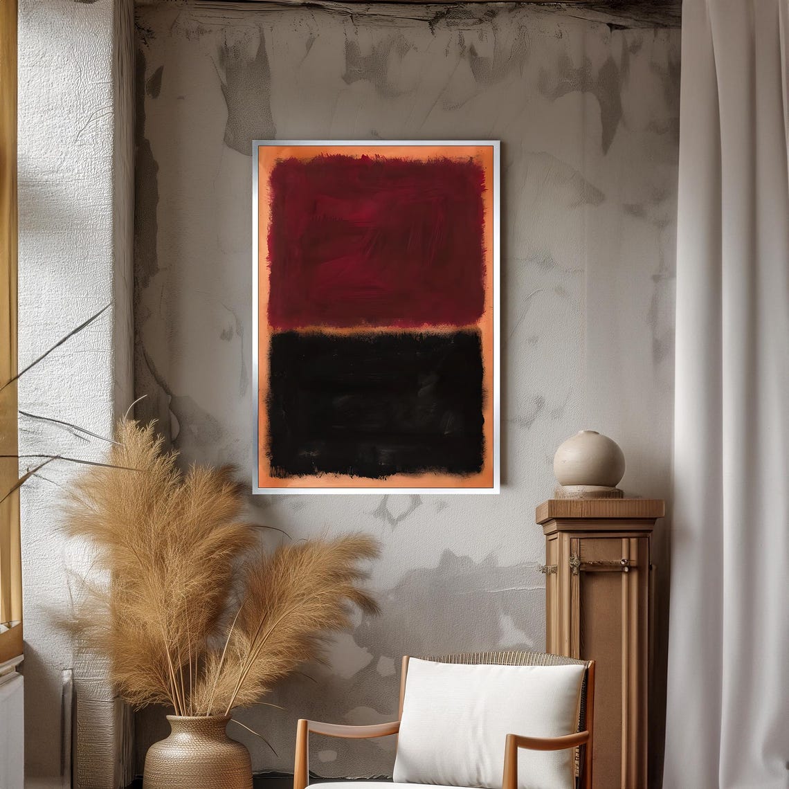 Mark Rothko Painting, Bold Abstract Art - Image 3