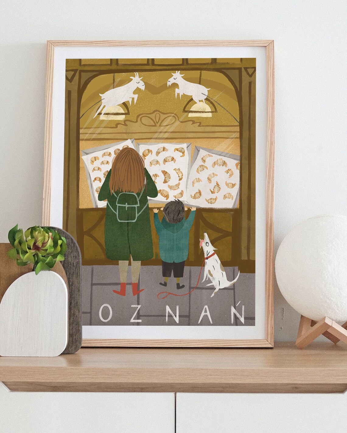 Pozna Poland Retro Travel Poster, Wall Decoration - Image 2
