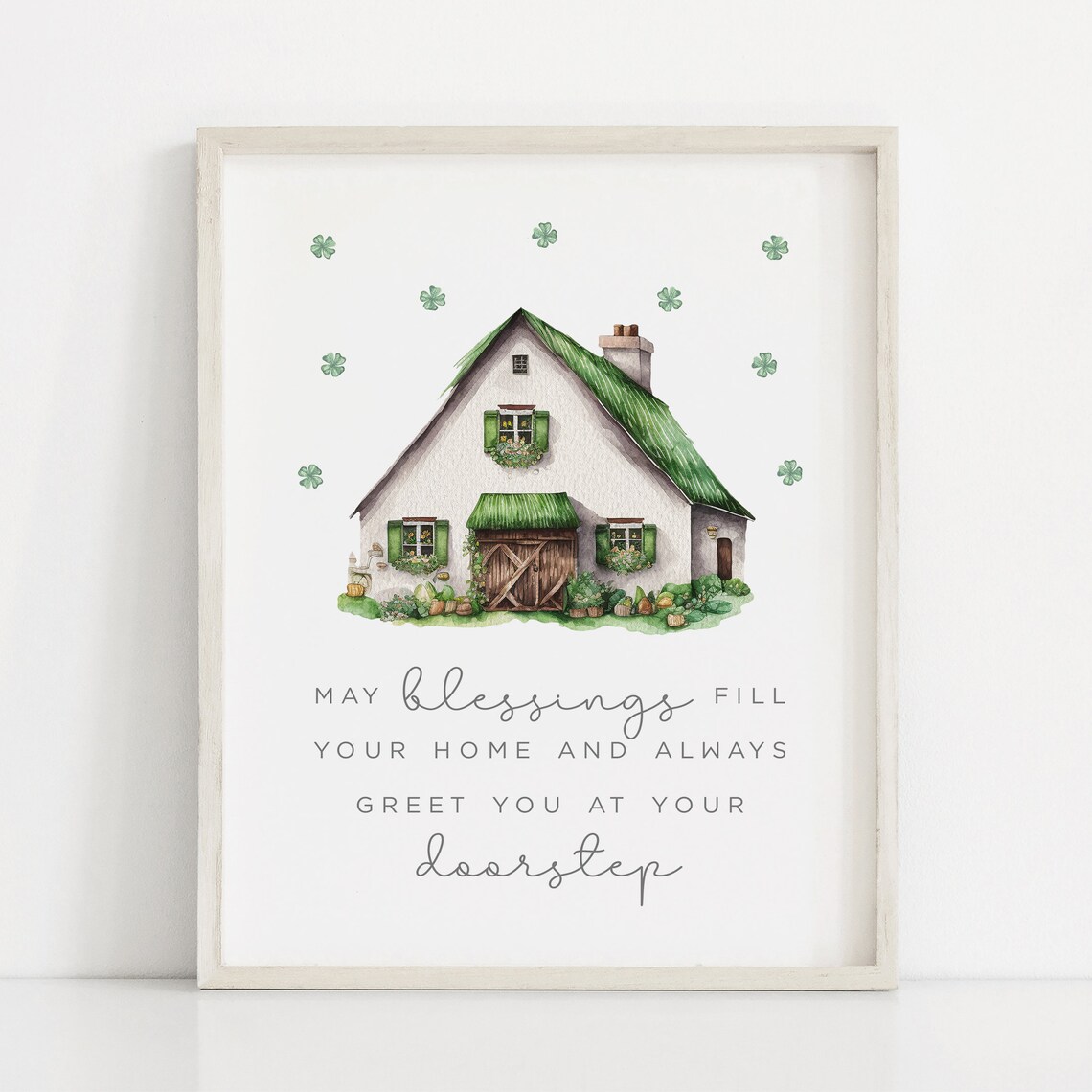 St Patricks Day Home Blessings Quote Poster - Image 2
