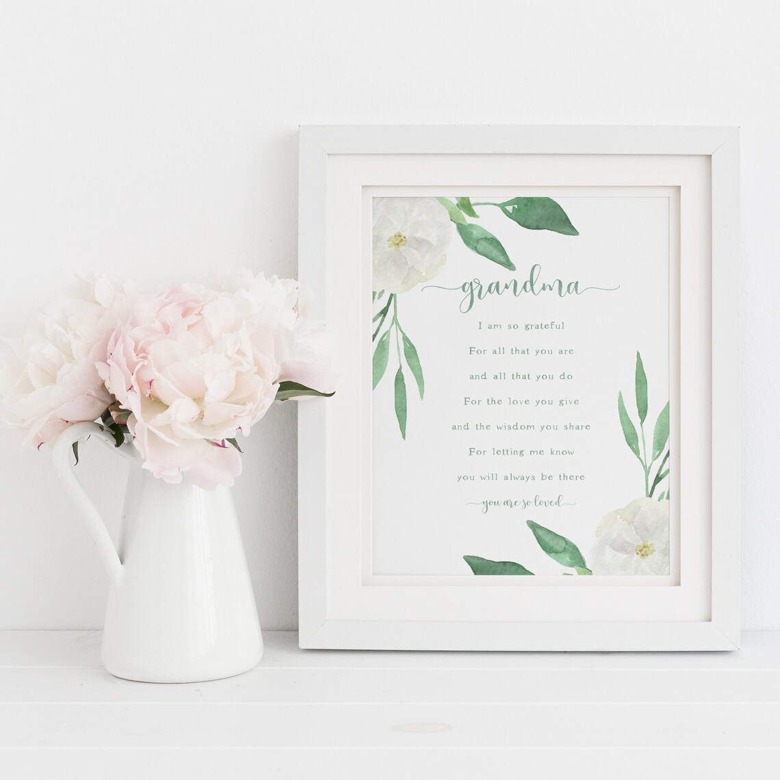 Instant Grandma Quote Art Print, Mother's Day Poem - Image 2