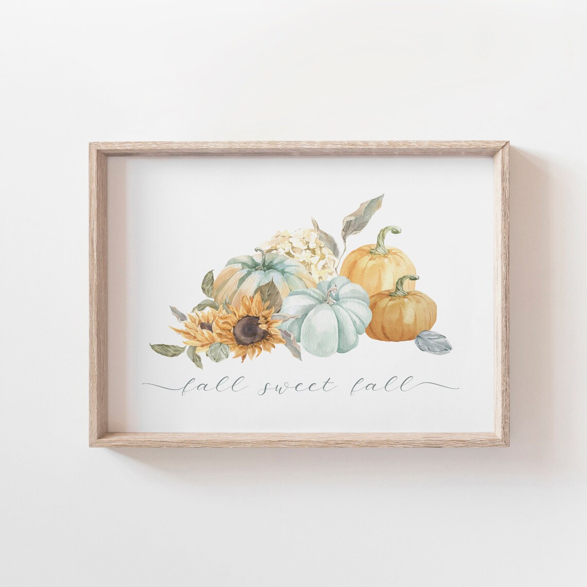 Fall Sweet Fall Pumpkins And Sunflowers Art Print - Image 5