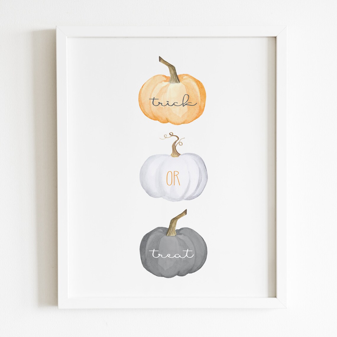 Instant Trick Or Treat Halloween Mini Pumpkins Print - Image 4
