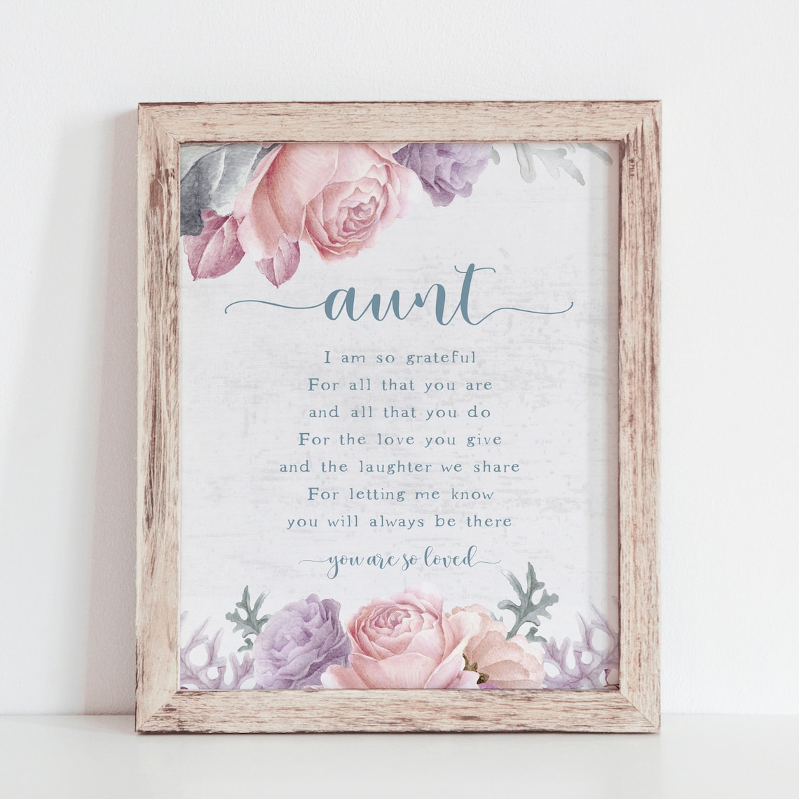 Instant Aunt Quote - Mothers Day Gift, Art Print - Image 4