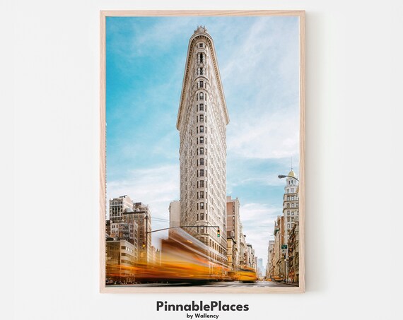 Flatiron Building New York City Architecture Skyline Photo Poster