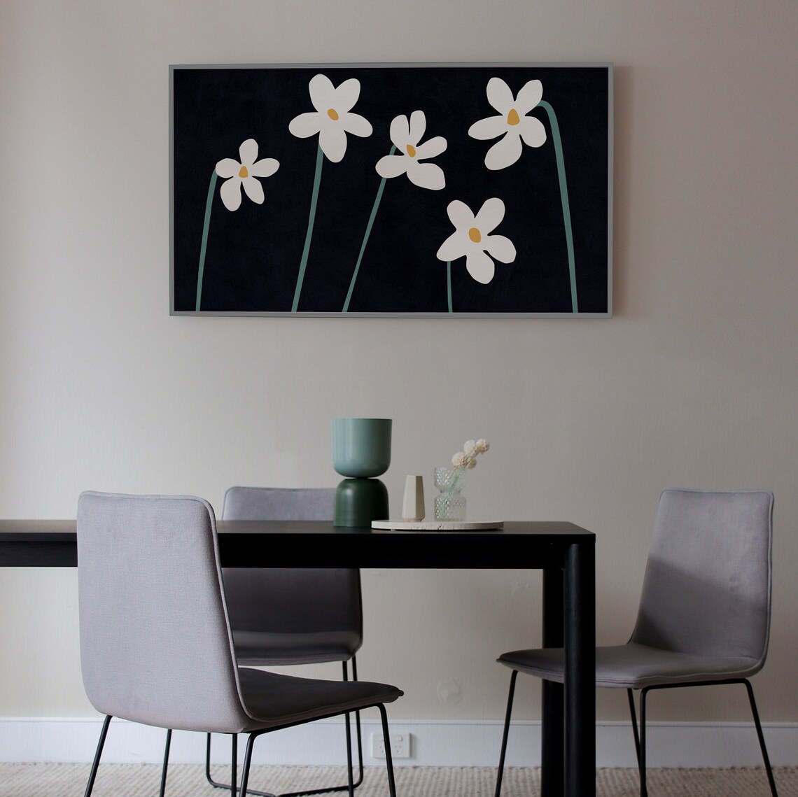 Spring Flowers Modern Boho Art Print for Frame TV - Image 3