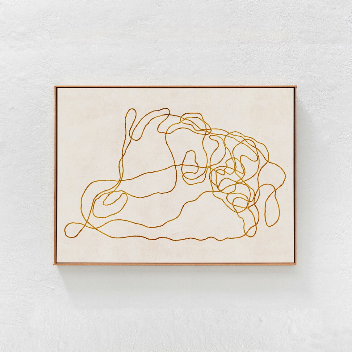 Abstract Line Art, Minimal Japandi Art Print