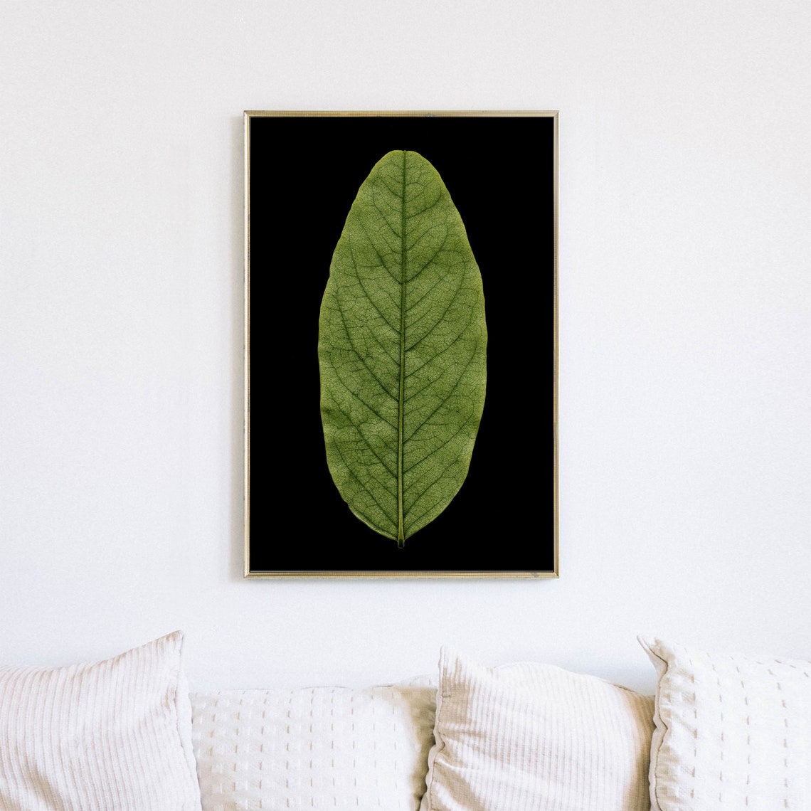Green Leaf Print, Botanical Wall Art Print - Image 2