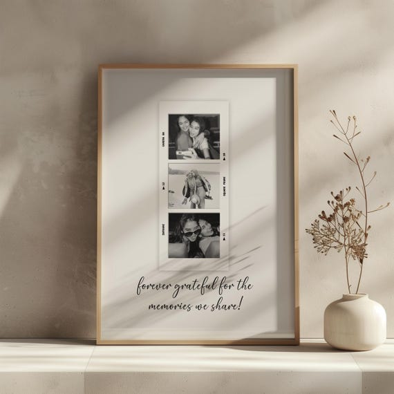 30th Birthday Gift Personalised 30th Birthday Present Custom Photo Print Gifts For Friends Happy 30th Gift Keepsake For Him Or Her Print