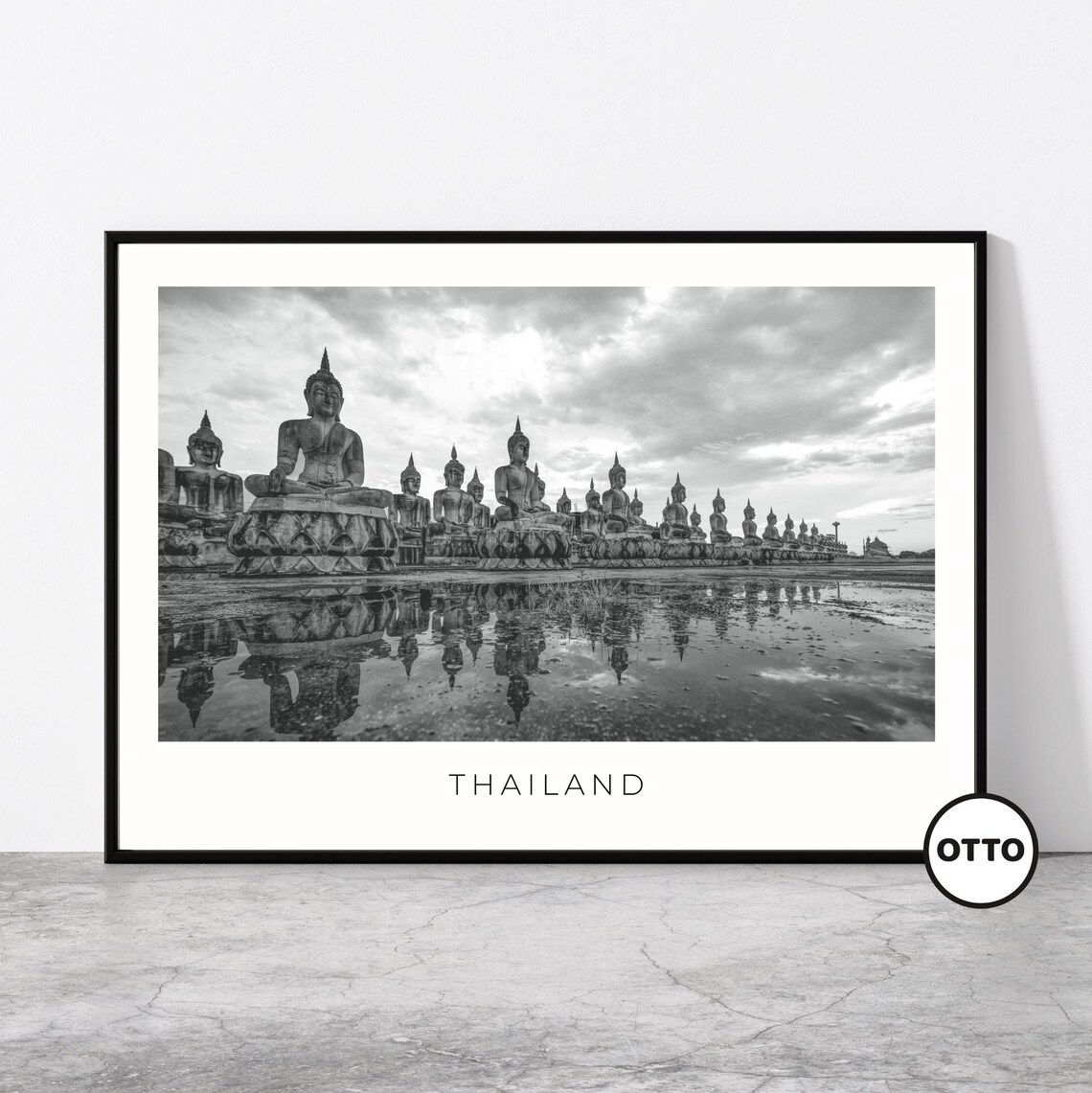 Thailand Wall Art Thailand Home Decor Print Buddha Statues Art Travel Poster Artful Photo Travel Gift Memento Idea Southeast Asia