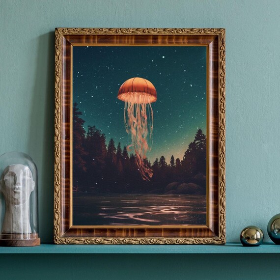 Jelly Glow No1 Unique Fine Art Paper Print