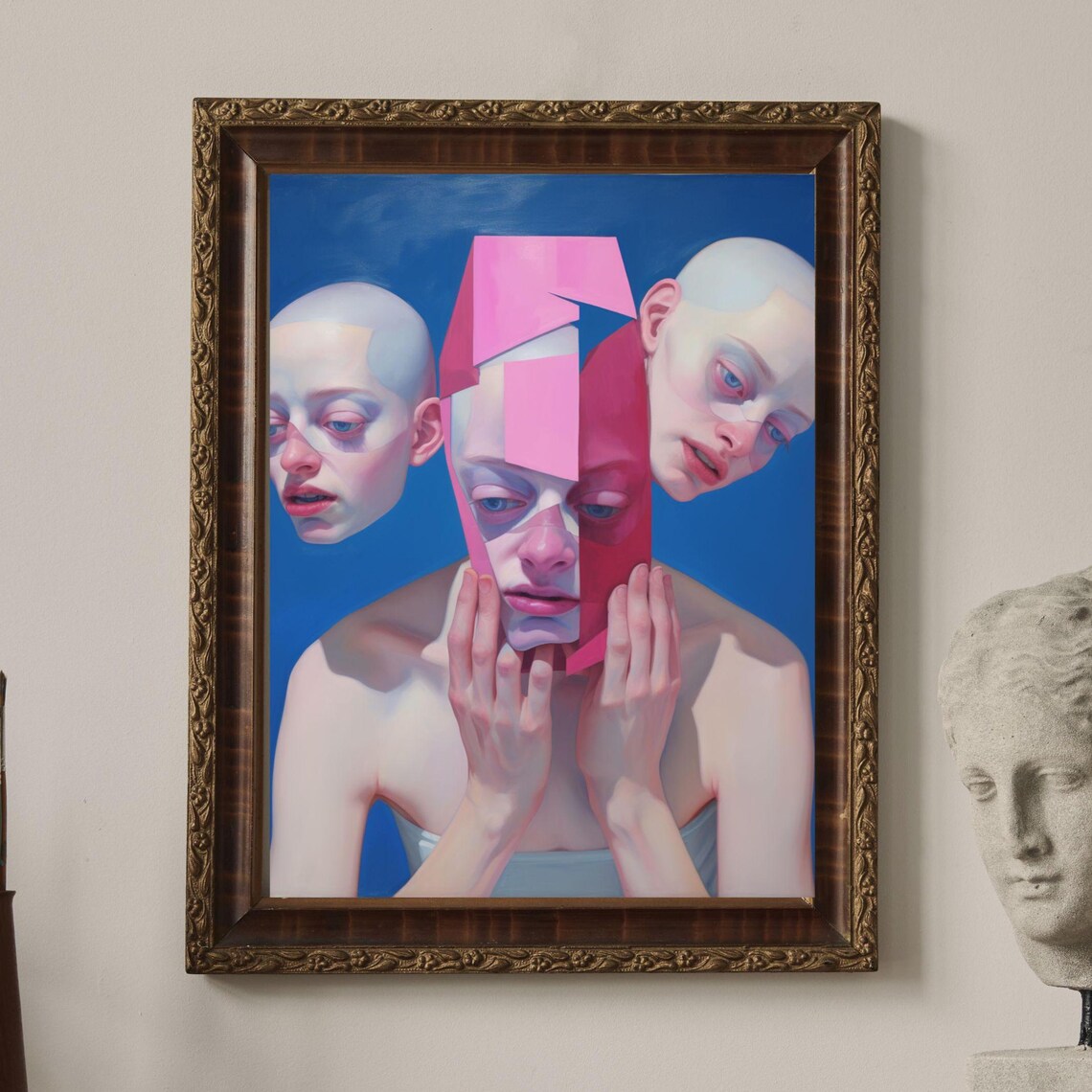Bipolar Dreams No6 Unique Canvas Art Print