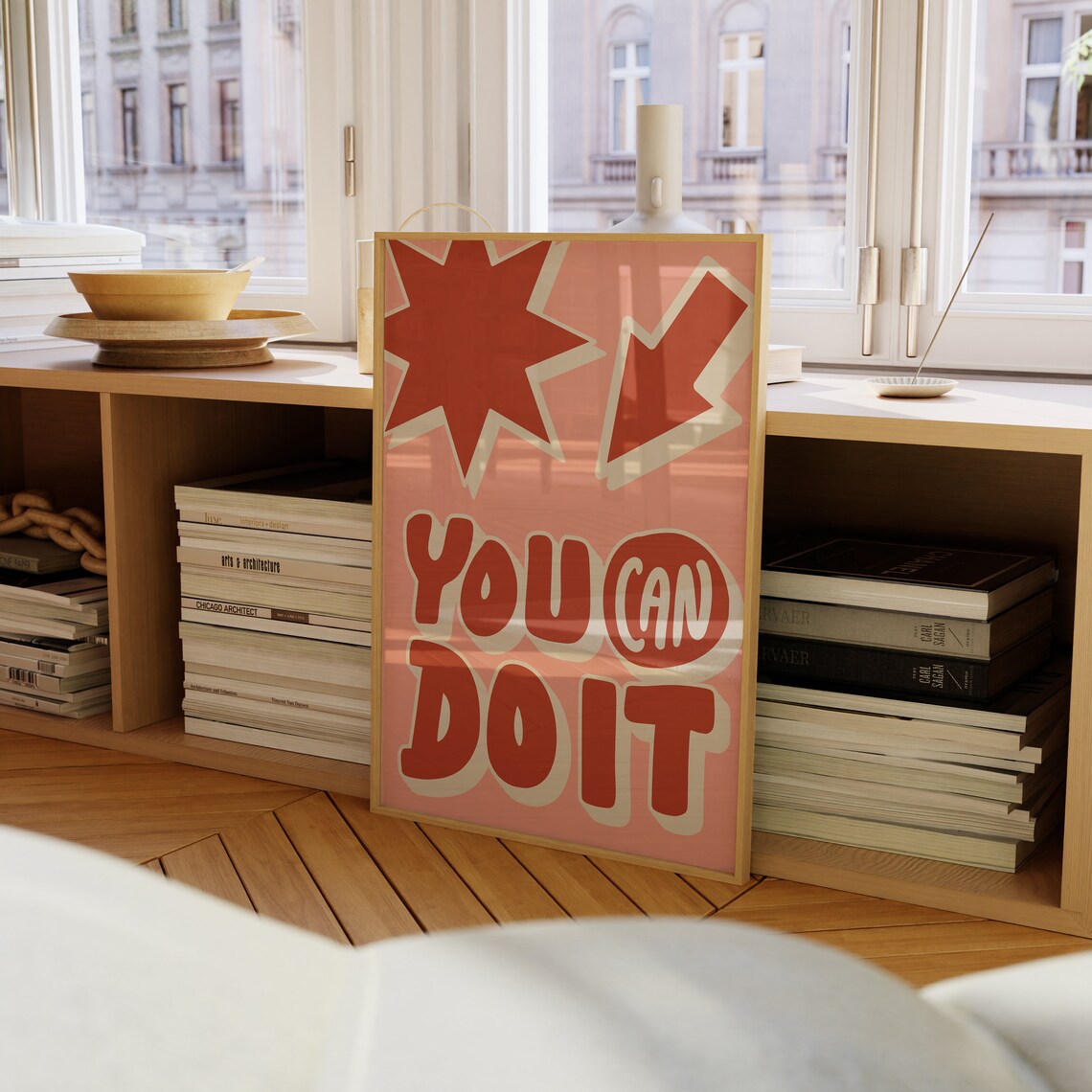 You Can Do It Retro Typography Art Print - Image 2