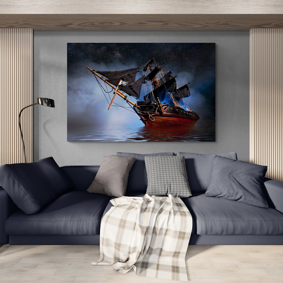 Tall Ship Turquoise Sea Sunny Sailing Day Classic Nautical Art Poster - Image 2