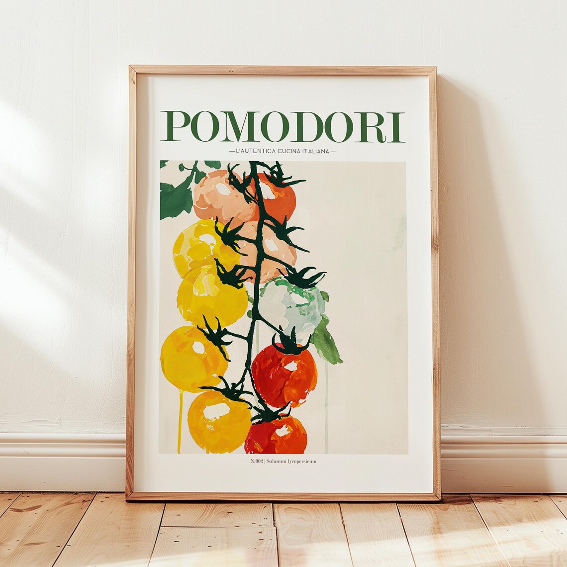 Vine Tomato Vintage Travel Poster