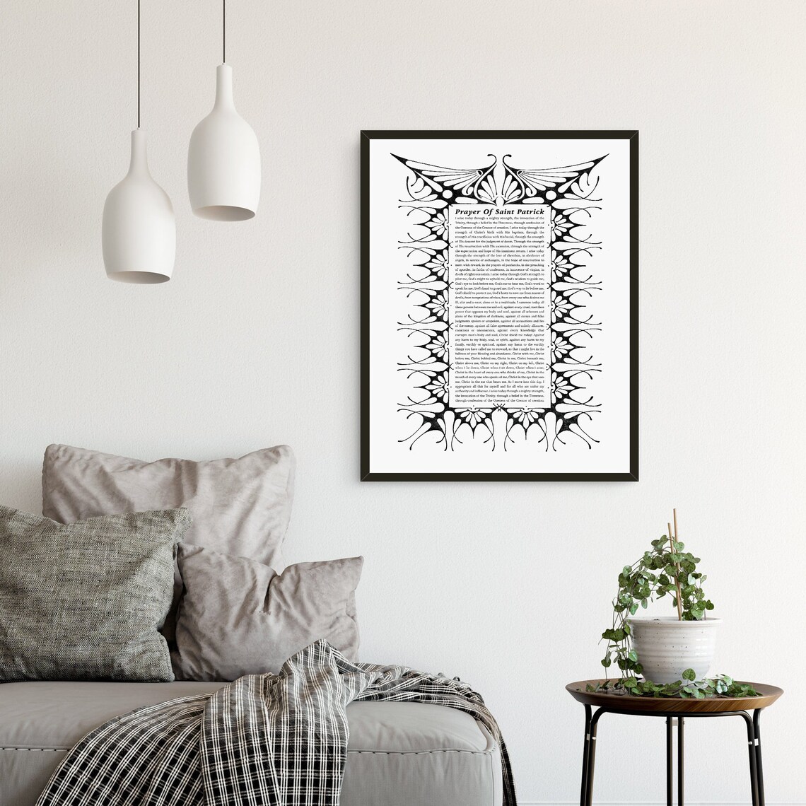 Prayer Of Saint Patrick Christian Wall Art Print - Image 2