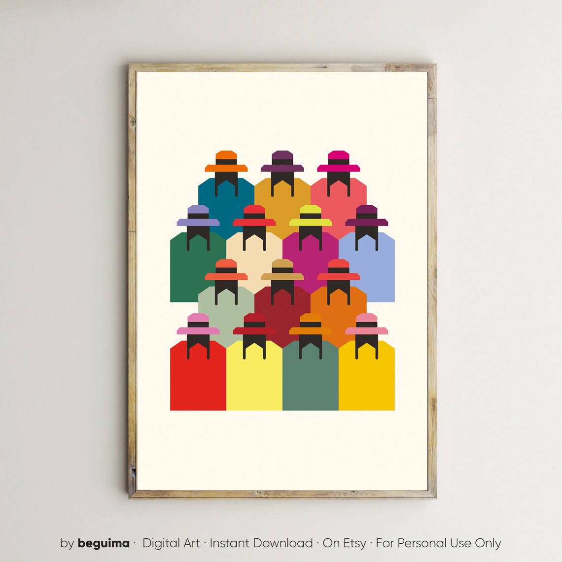 Quechua Cholita Peru Bolivia Women Wall Art Print