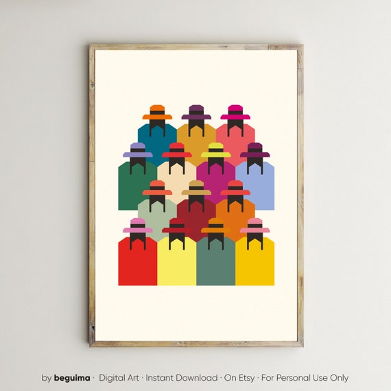 Quechua Cholita Peru Bolivia Women Wall Art Print