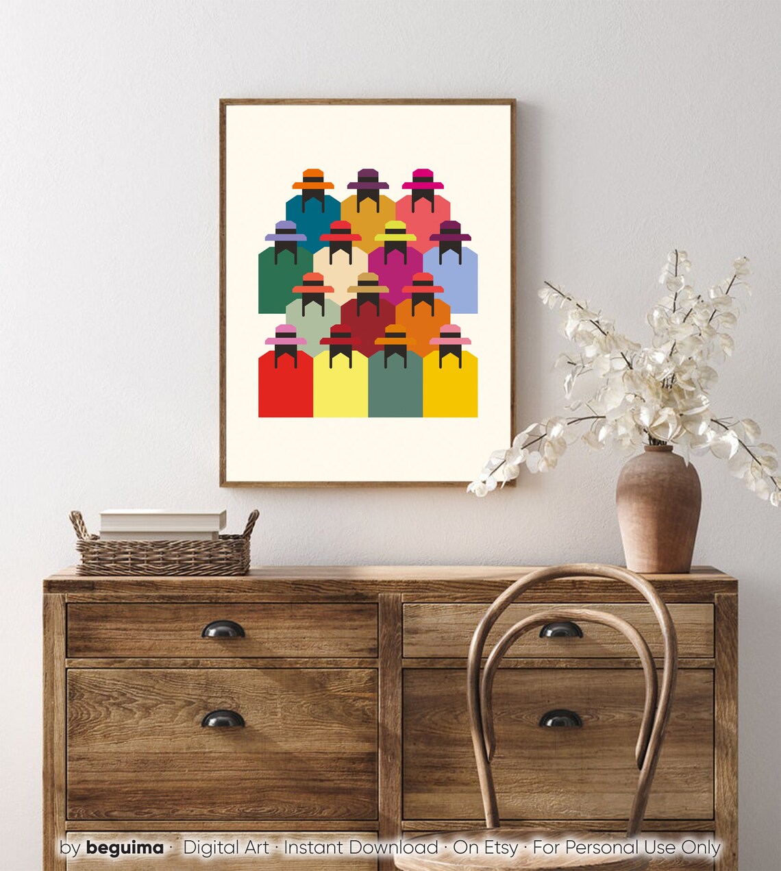 Quechua Cholita Peru Bolivia Women Wall Art Print - Image 4