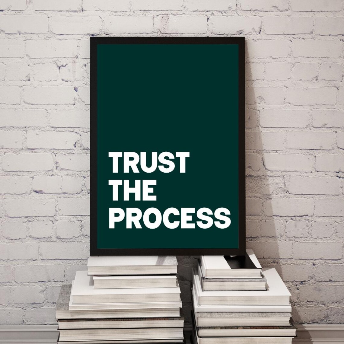 Trust The Process Quote, Motivational Art Print - Image 4