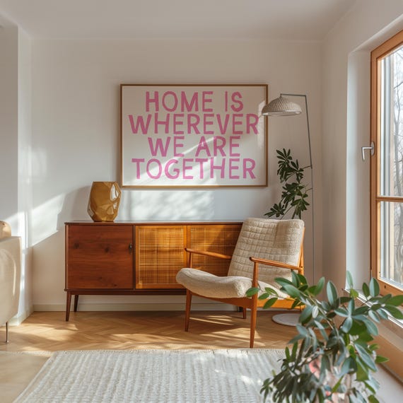 Cute Bedroom Print Maximalist Couples Art Trendy Prints For Home Decor Instant