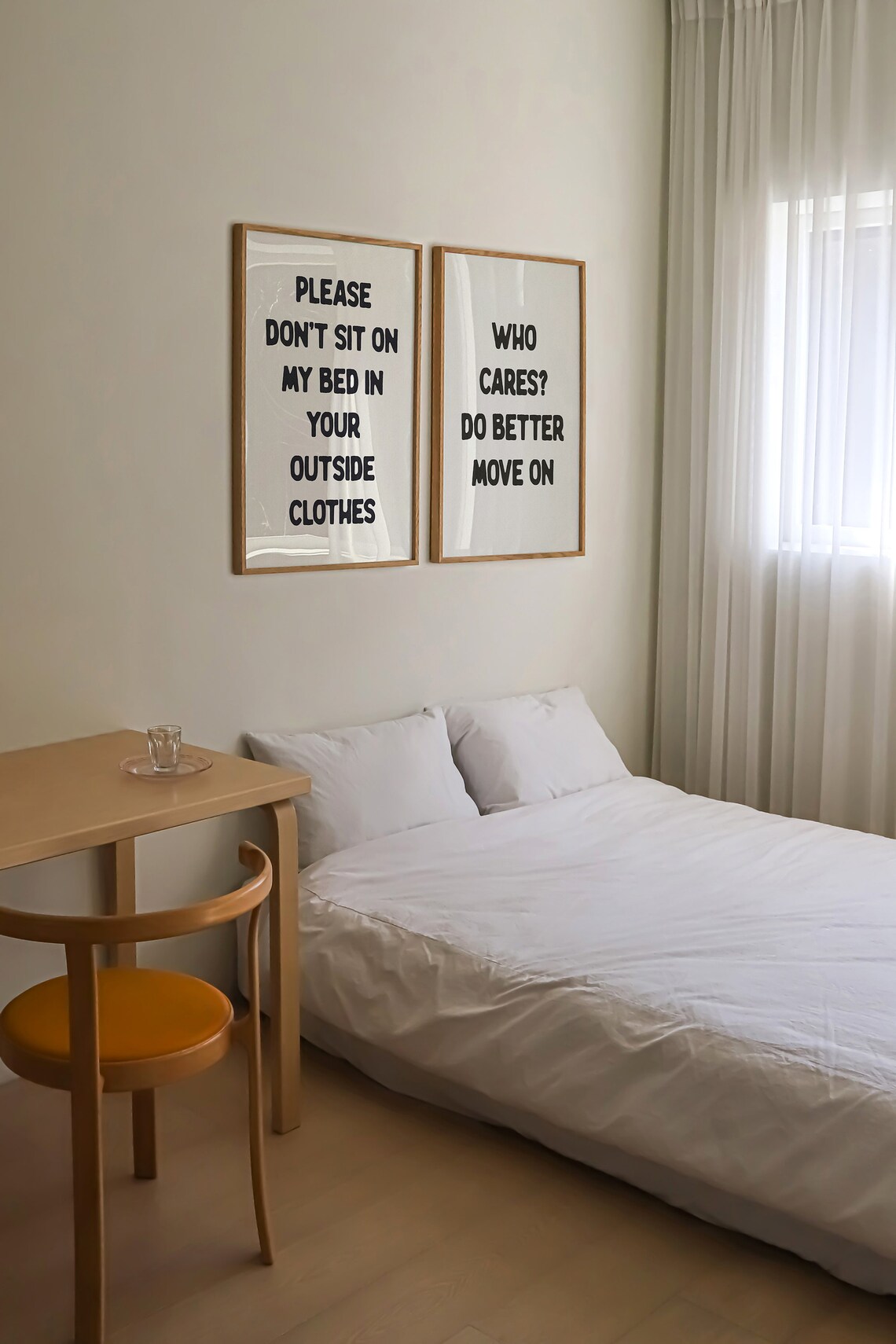 Who Cares Do Better Move On Quote Art Print - Image 3